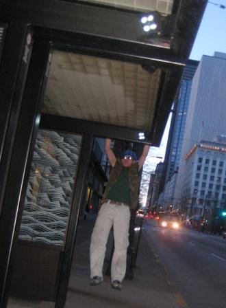 Bus stop workout