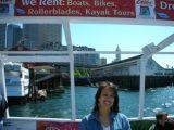 Bus Chick on the Water Taxi