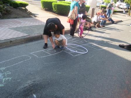 Street hopscotch