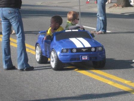 Driving on carfree Sunday