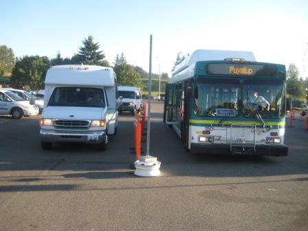 Puyallup Fair bus parking