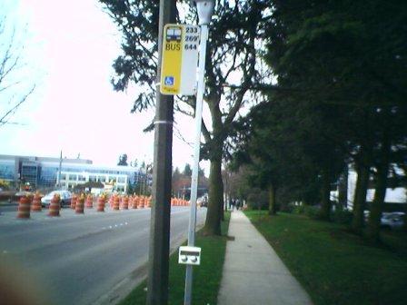 Bus stop on 40th