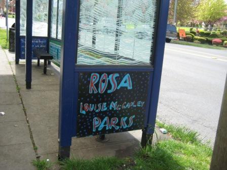 Rosa Parks bus stop