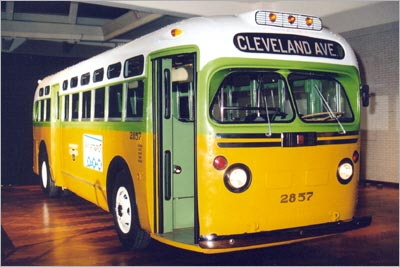 Rosa Parks Bus (source: Montgomery Transit)