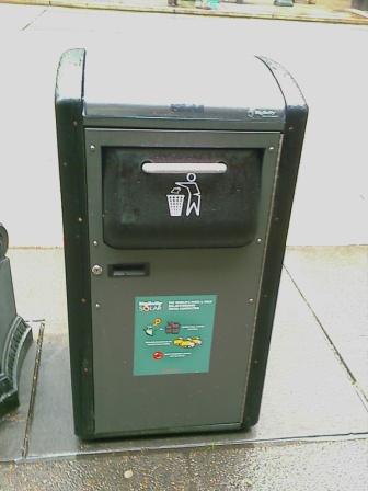 Solar trash compactor