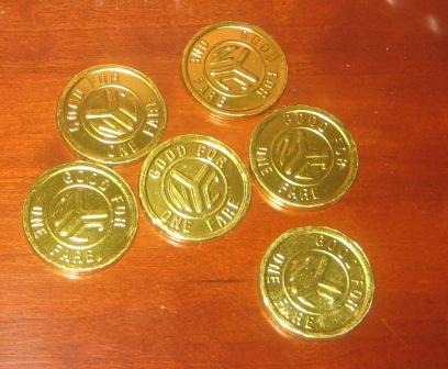 Subway tokens