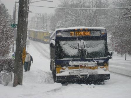 A snow-disabled 14 in December of 2008