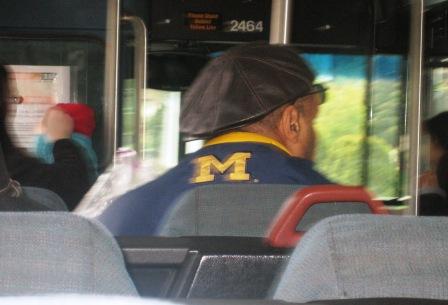 A Michigan fan on the 48