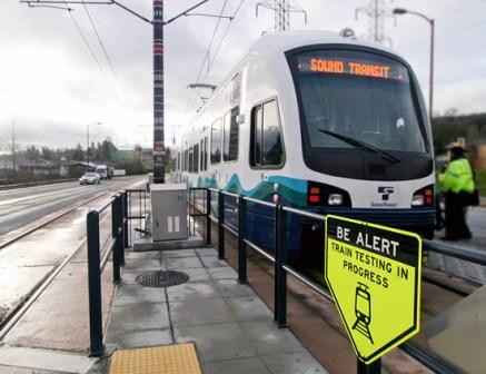 Train testing (Photo credit: Sound Transit)