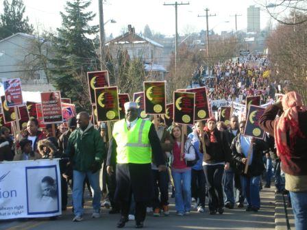 MLK Day march, 07