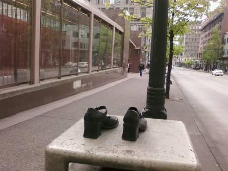 Bus stop shoes