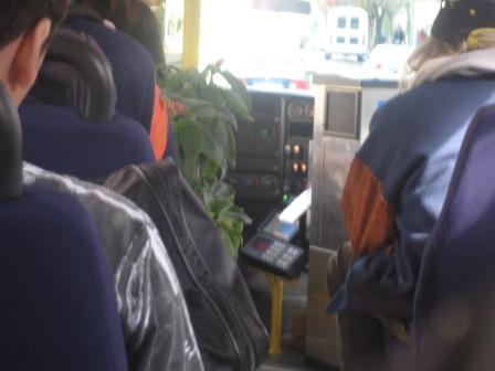 Plant on bus
