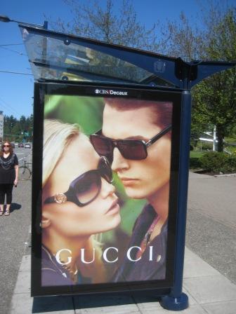 Vancouver bus shelter ad