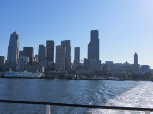 View from the Water Taxi My city