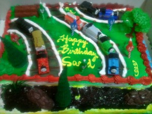 Train cake